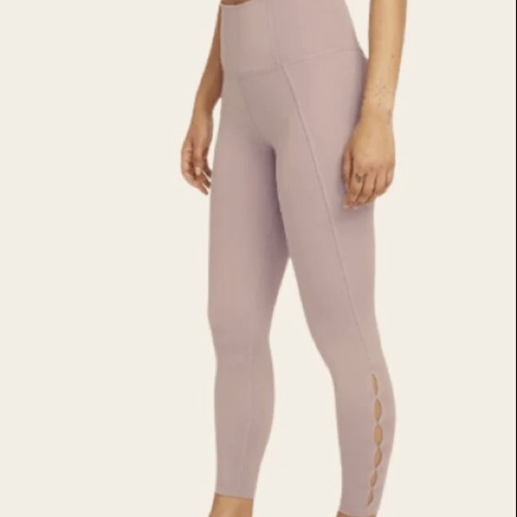 NWT [Nike] DrI-Fit Tight Fit High Rise 7/8 Length Training Yoga Pants Plus Sz 1X - Picture 3 of 13